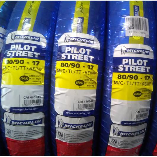 Ban Michelin 80/90-17 Pilot Street Michelin 80 90 17 Bukan Pirelli Bat