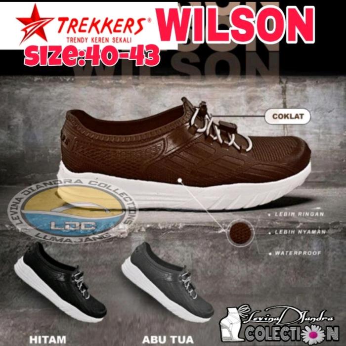 Sepatu Karet Pria Wanita - Slip on - Trekkers UM2 Wilson (40-43)