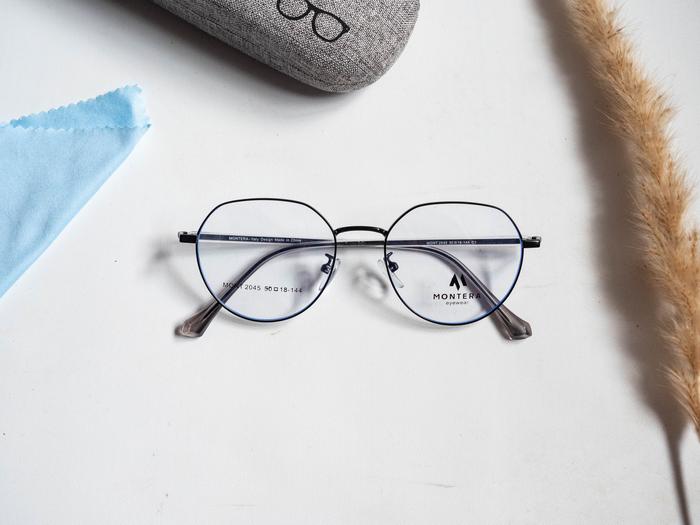 Frame Kacamata Korea Anti Radiasi 2045 Hitam