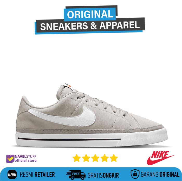 NIKE Court Legacy Suede Cobblestone/White/Black/Gum Light Brown Orgnal