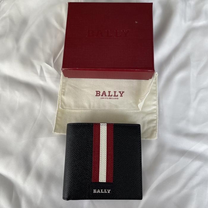 Dompet Pria Bally Man Wallet Trasai Bifold Stripes / Dompet Lipat