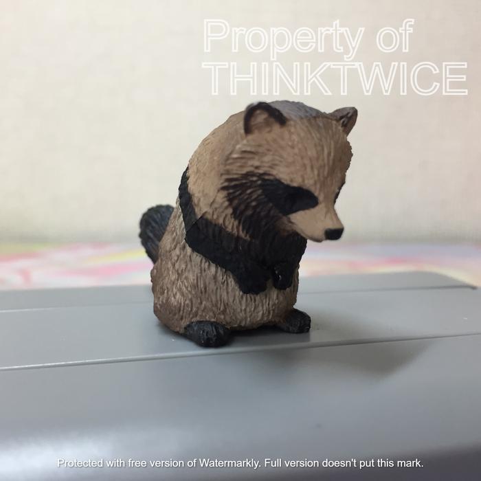 gachapon ojigisan racoon