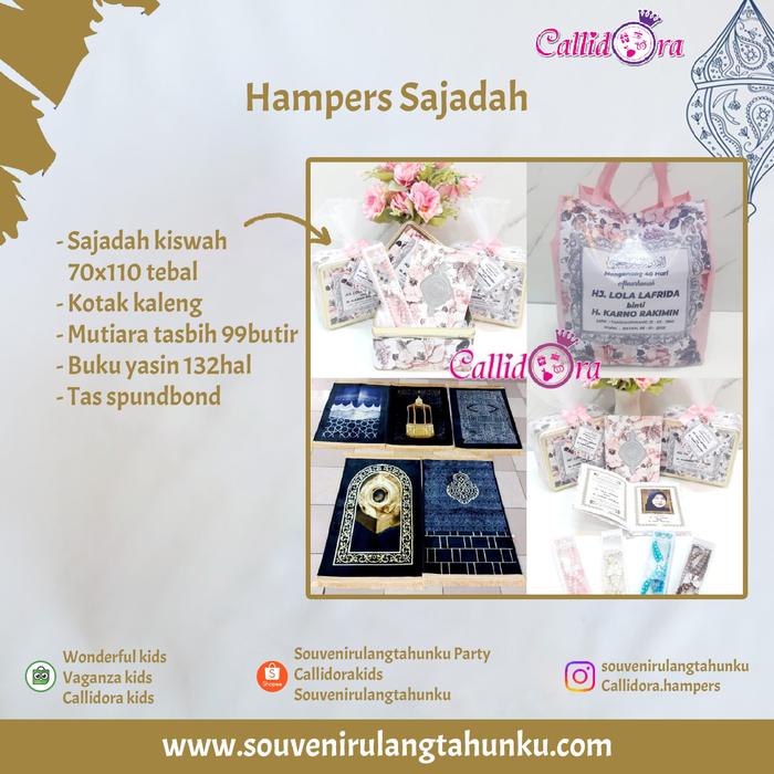 souvenir mengenang 40 hari wafat/100 hari/1 tahun wafat/sajadah kiswah