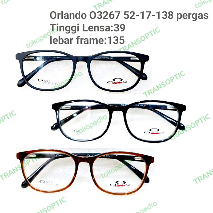 FRAME KACAMATA ORLANDO O3267 52-17-138 pergas spring