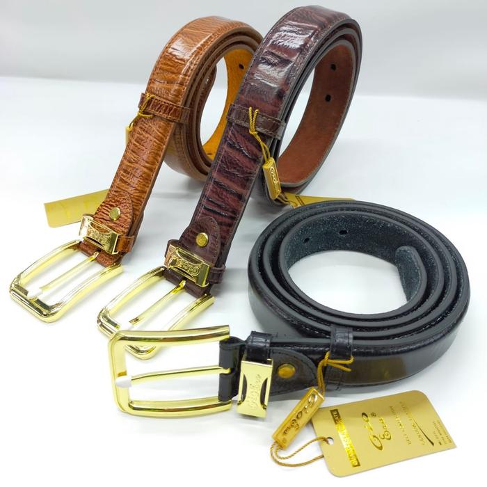 ORIGINAL Ikat Pinggang Kulit GIO 2000 Sabuk Kulit Pria Gio 2000