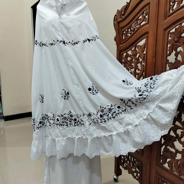 mukena bukitinggi /rukuh bordir/mukena bordir