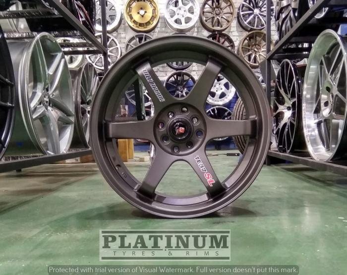 VELG TE37 TL RING18 LOBANG 4 UNTUK AVANZA,XENIA,RAIZE,ROCKY,JAZZ,YARIS