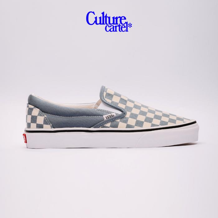 VANS SLIP ON BLUE MIRAGE CHECKERBOARD ORIGINAL