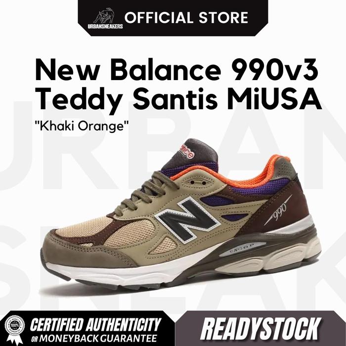 New Balance 990v3 Teddy Santis Khaki Orange | M990BT3