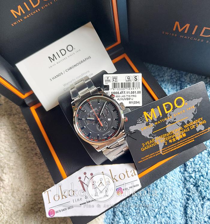 Jam MIDO Multifort Quartz Chronograph M005.417.11.051.00
