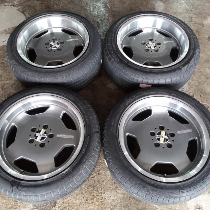 velg mobil bekas hsr ring 18 celong dan ban 235 50 18 pcd 5x114,3