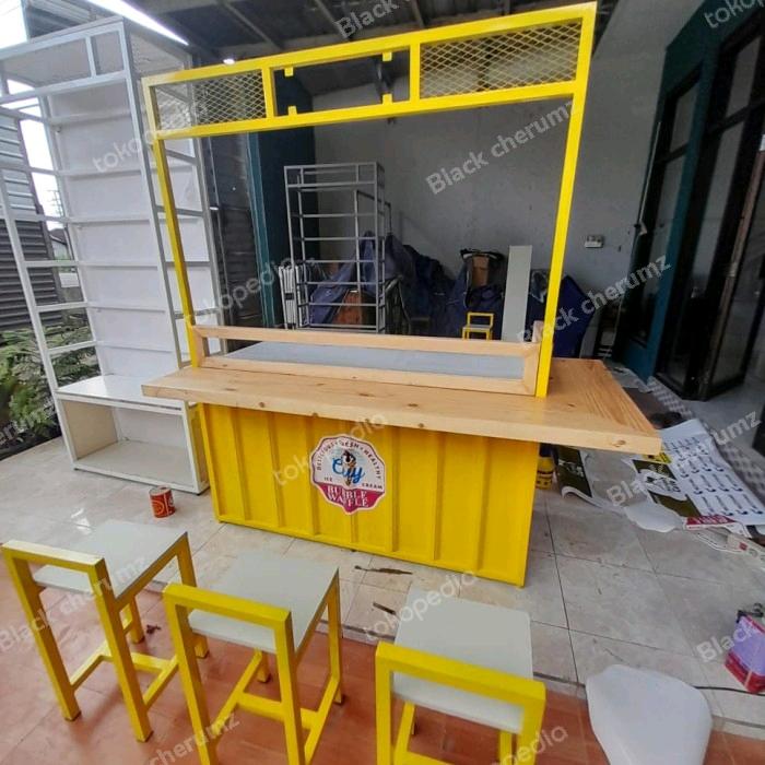 gerobak jualan ,booth franchise
