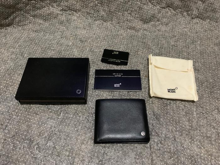 Dompet pria original mont blanc preloved/genuine men's wallet