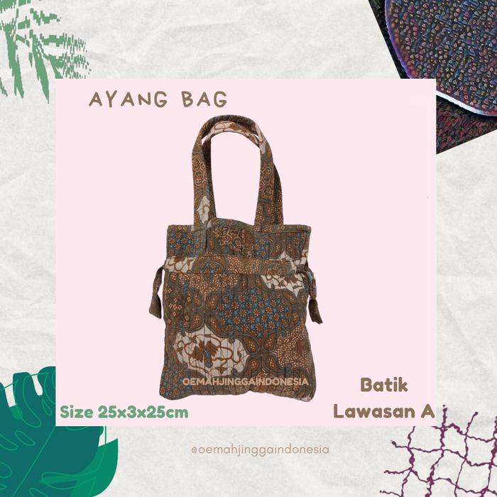 tas batik simple - ayang bag batik - souvenir pengajian batik lurik