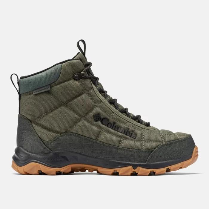 Columbia Sepatu Boots Pria Waterproof FIRECAMP Boot Original Olive