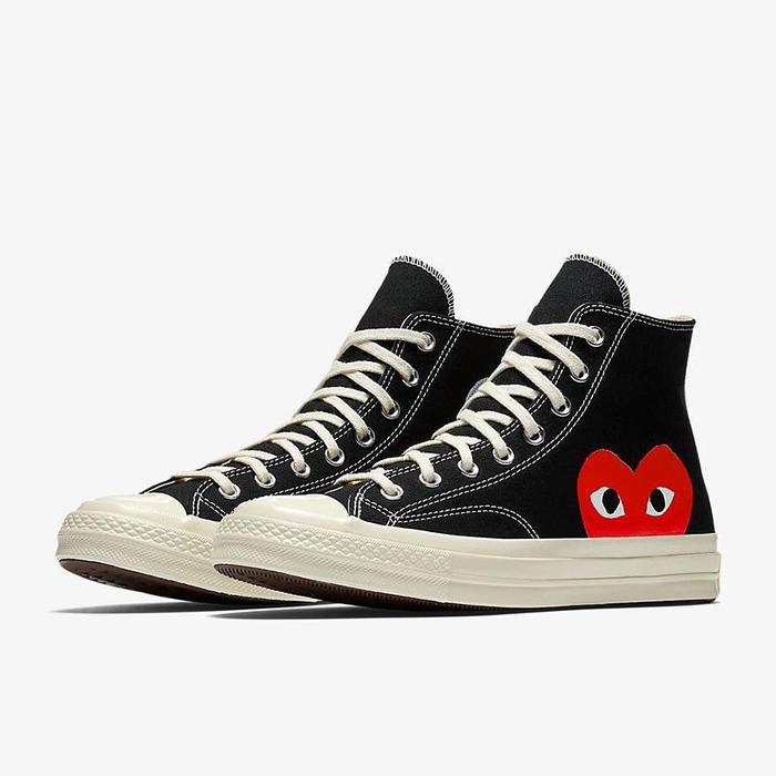 Converse Chuck Taylor All Star 70s High x CDG Black One Heart Original