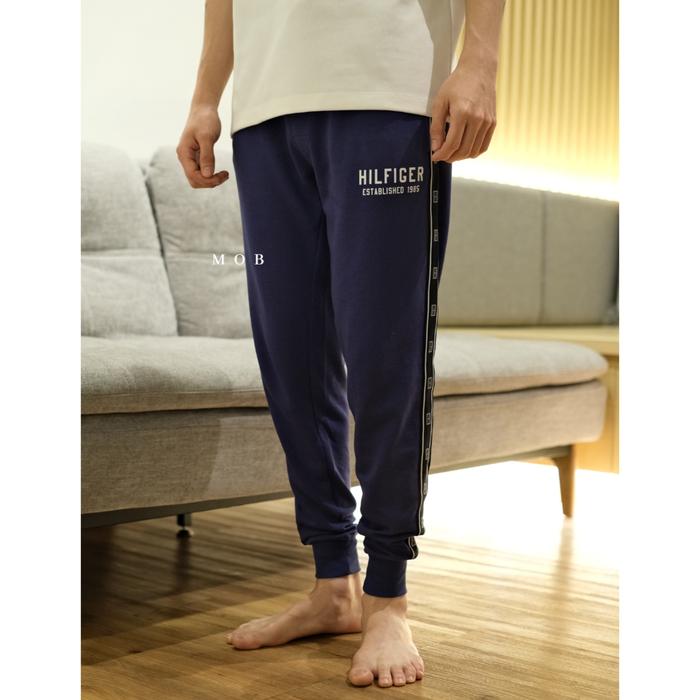Celana Jogger Tommy Hilfiger Est. 1985 Sleepwear Pigeon Navy Original