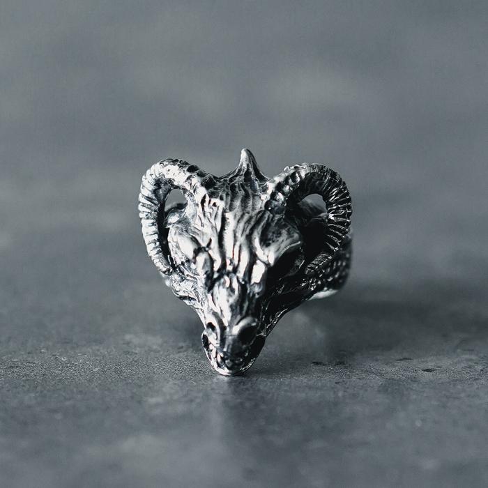 Baphomet Ring .