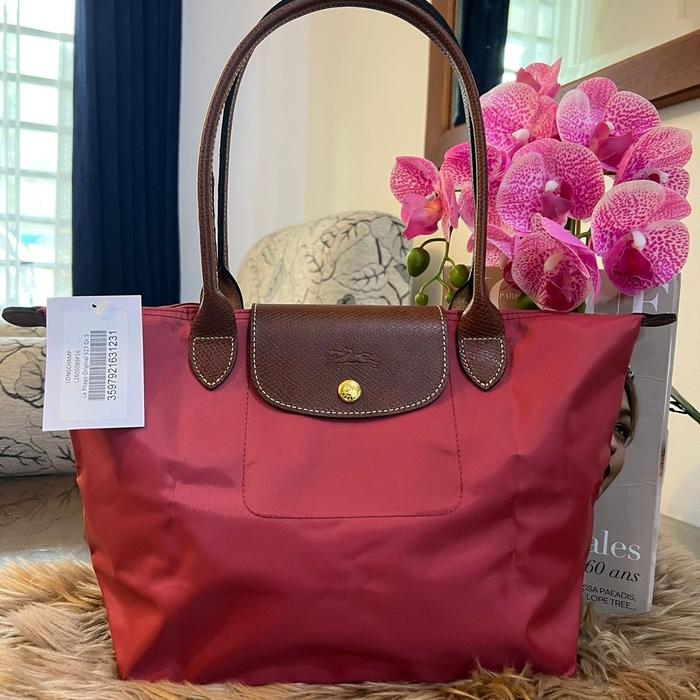Longchamp Small Long Handle Classic Blush figue