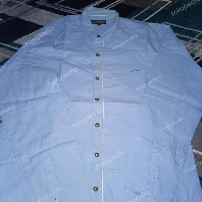 Kemeja Polos DND Execution Biru