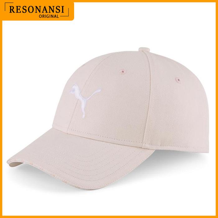 TOPI WANITA TERBARU PUMA ORIGINAL WOVEN BASEBALL CAP PINK MUDA KEREN