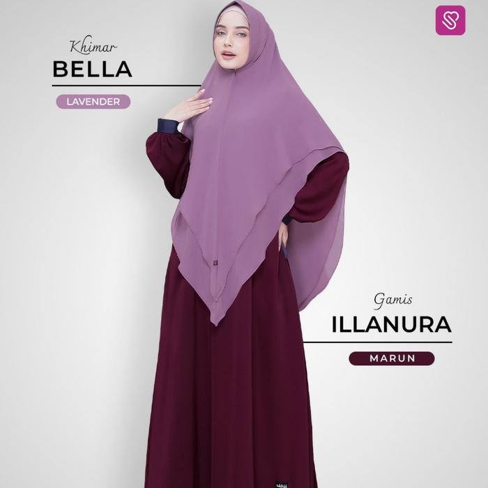 UKHTI MUNIRA - ILLANURA GAMIS SATIN SILK TERBARU GAMIS POLOS PREMIUM