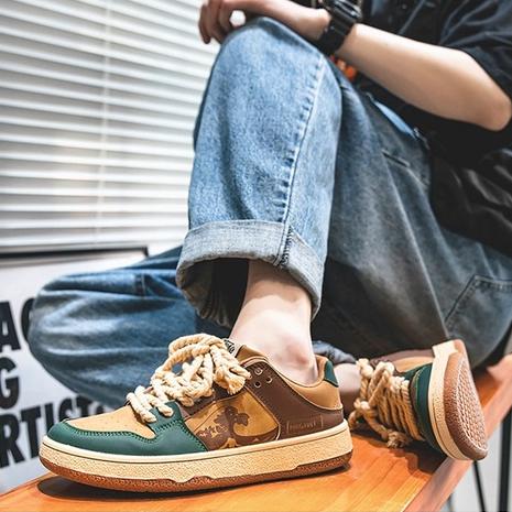 Sepatu Sneakers Pria & Wanita TIES BROWN / Sneakers Casual Outdoor