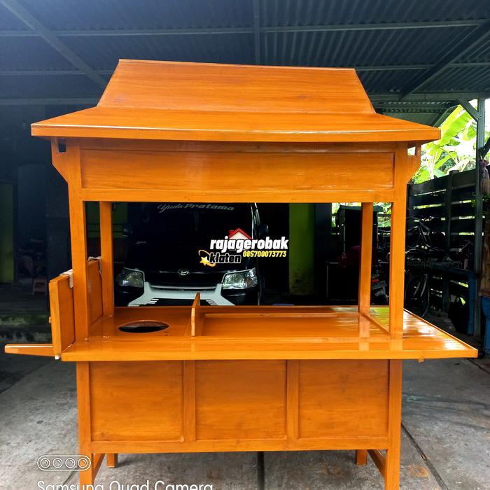 gerobak angkringan atap joglo
