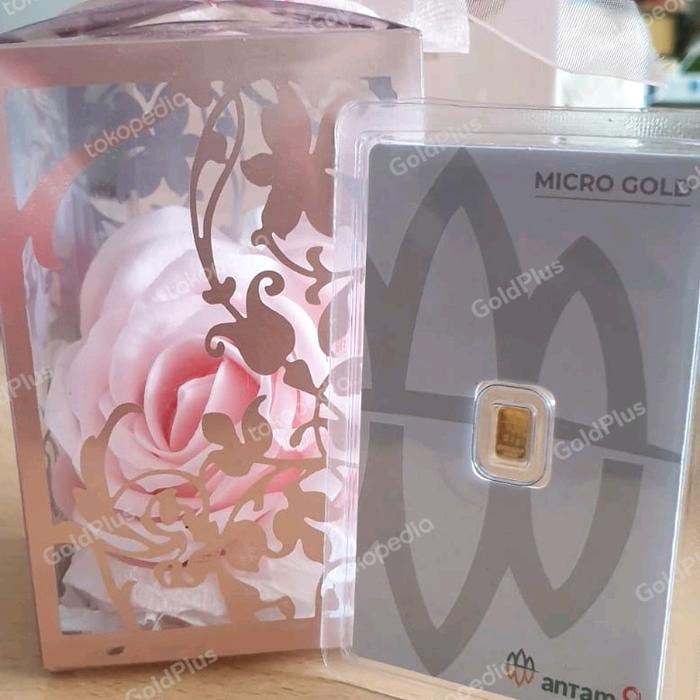 kado cinta emas antam 0.1 gram
