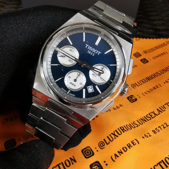 Tissot PRX Blue Panda Chronograph Automatic T137.427.11.041.00
