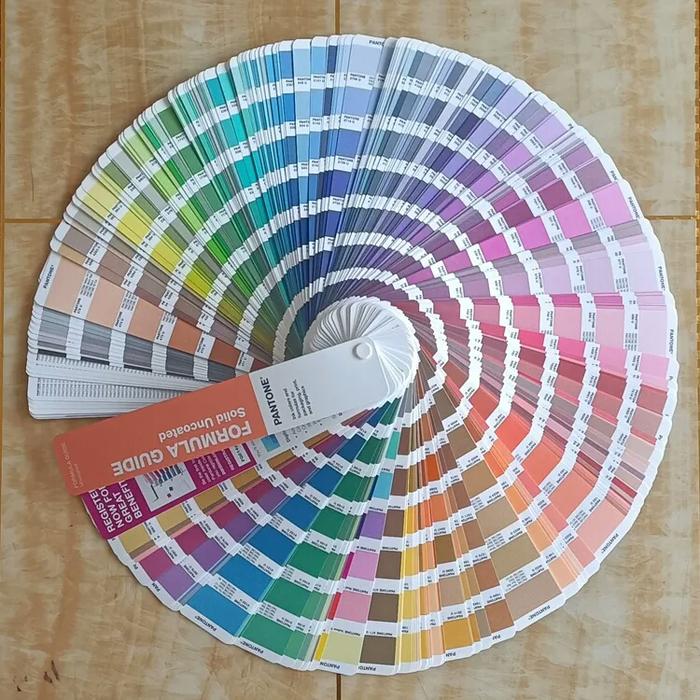 PANTONE internasional standar Pantone Uncoated warna kartu GP1601B