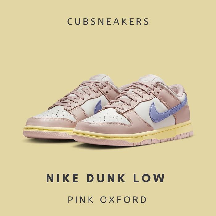 NIKE DUNK LOW PINK OXFORD (TRIPLE WHITE GS WMNS BLACK WHITE HIGH PANDA