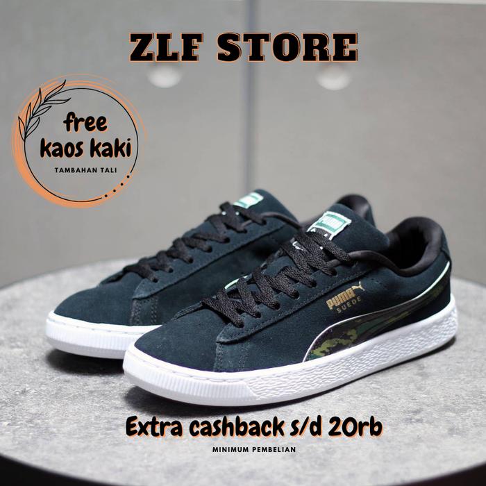Sepatu Puma Suede Classic Army Quality High Premium