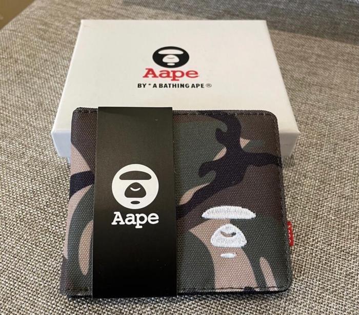 (BEST QUALITY)Aape Wallet | Dompet Lipat Bape By A BATHING Aape CANVAS