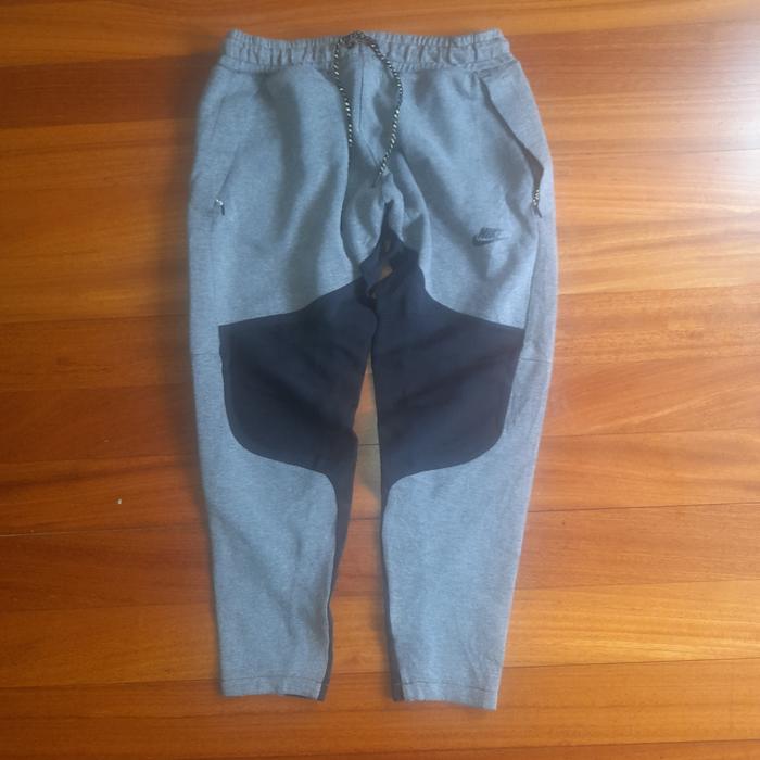 celana jogger nike tech fleece panel nsw original