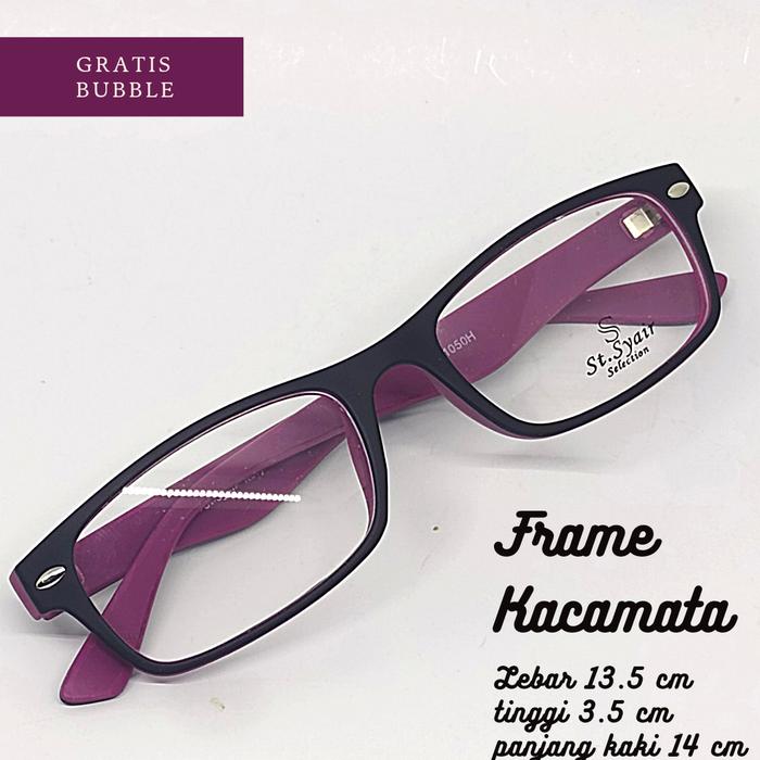 Frame Kacamata Plastik Segi 1050H