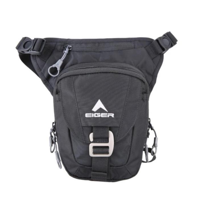 Tas Paha Pria Eiger Legpack M Militant 1A Tas paha Riding Selempang - Hitam