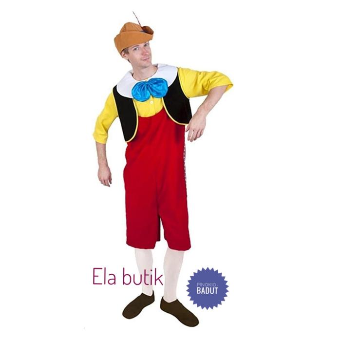 kostum pinokio-dewasa-kostum halloween-badut-pinokio