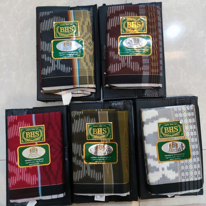 Sarung BHS Spunsilk Gold 210 asli sarung sutra Sarung Legend Original Bhs Spunsilk Muslim Santri Son