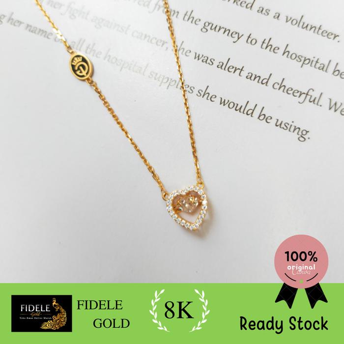 Kalung Ivan Gunawan Dancing Stone 8K kadar 375 Kalung Bunda Corla