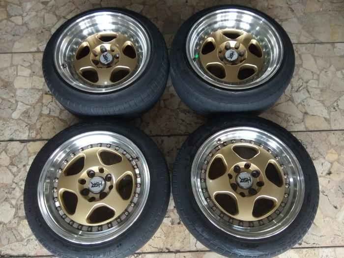 Pelek Celong Bekas Burn Hsr Ring 15 Pcd 8x100-114 Harga Untuk Velg Aja