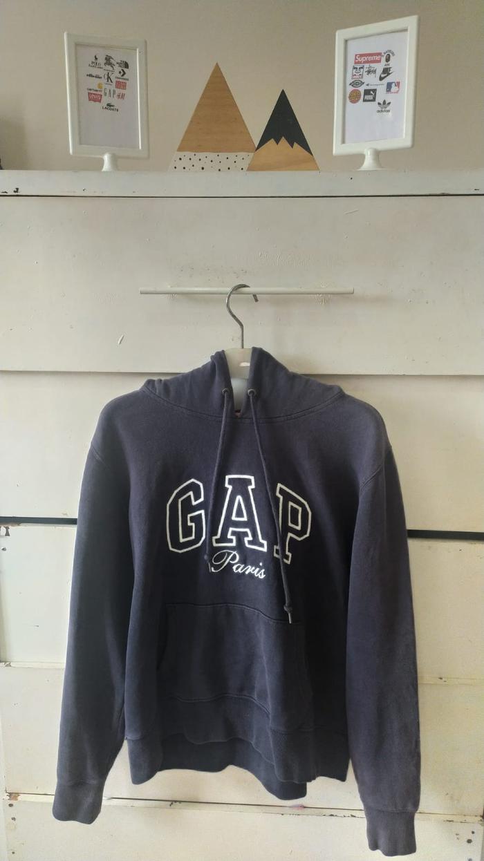 Hoodie Navy GAP Paris Original