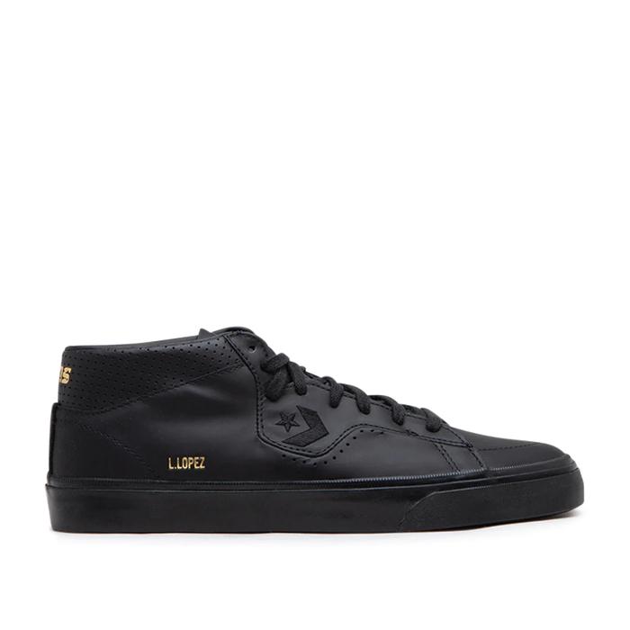 Converse CONS Louie Lopez Pro Mono Mid Leather Triple Black