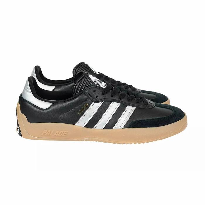 Palace x Adidas Puig Samba "Black Silver" HQ6099