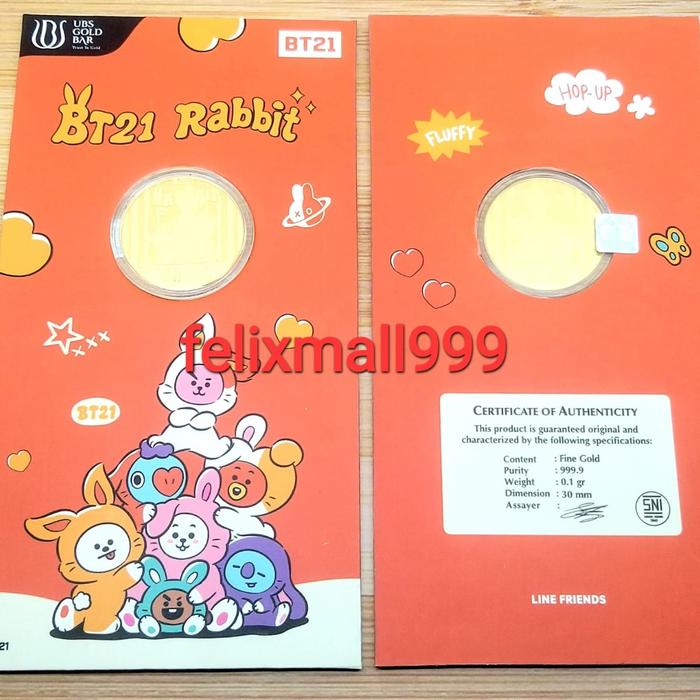 GIFT SERIES UBS BT21 TIGER 0.1 GR