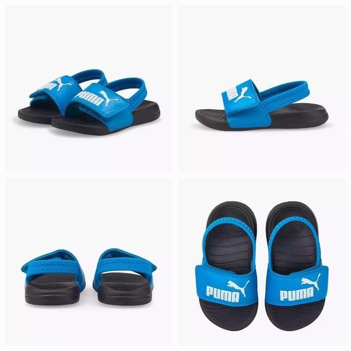 SALEEE 100% Original Sandal Puma Kids Popcat 20 Backstrap AC Biru