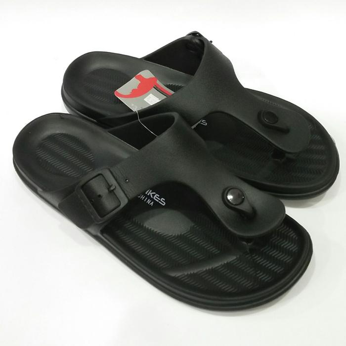 sandal jepit pria luofu E6195 kusus warna hitam