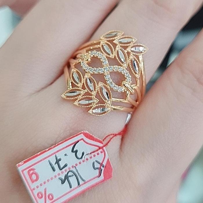 Cincin emas 70 daun infinity