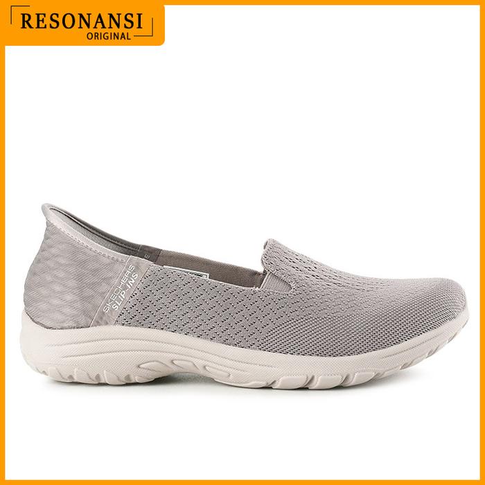 SEPATU WANITA TERBARU SKECHERS ORIGINAL SLIP ON REGGAE FEST COKLAT (2)