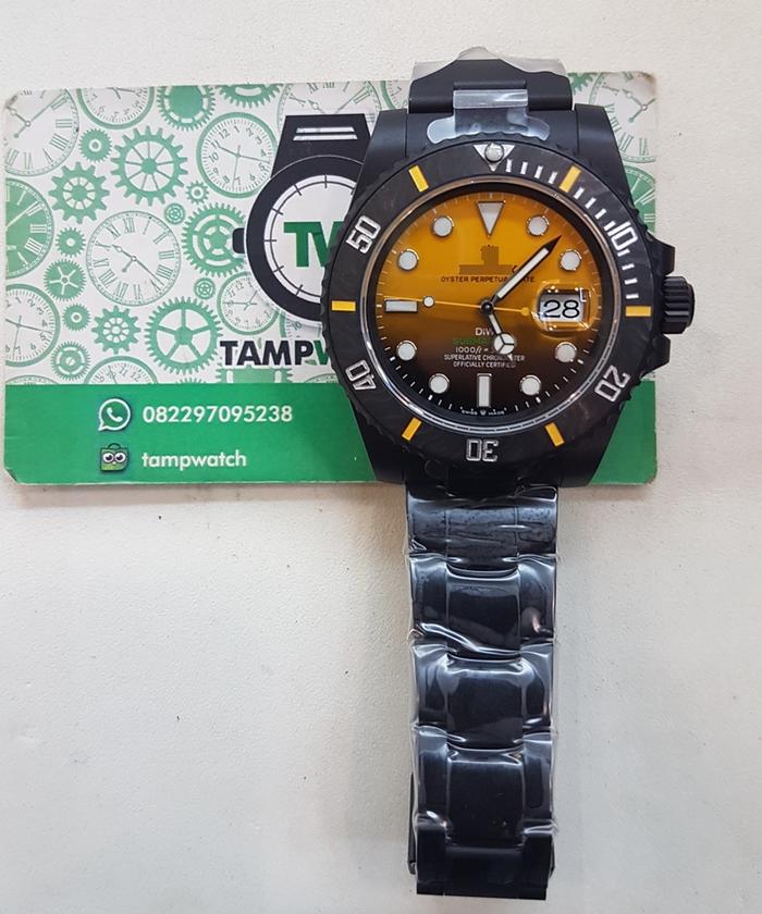 RLX DiW Submariner 904L DLC Yellow Dial VSF